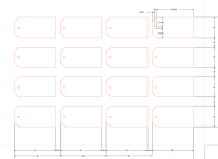 découpe hang tag, impression hang tag, impression étiquette perforée