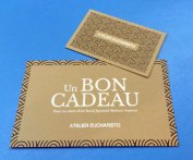 Création et impression blanche et noire sur papier Keaykolour Camel 300g