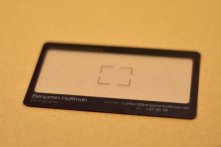 Plastique translucide souple avec soutien de blanc