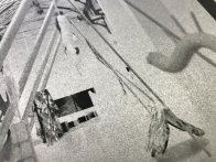 Encre métallique numérique argentée sur papier noir