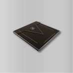 Pochette découpe à la forme du logo avec épaisseur