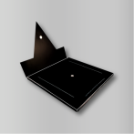 Pochette fermeture aimantée et vernis UV brillant