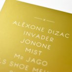 Aplat de Pantone doré (sur devis) sur papier 350g mat