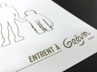 Vernis UV doré foncé épais pour le musée Grévin à Paris