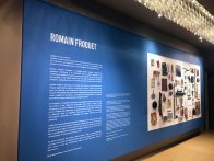 Vinyl lettering for an exhibition