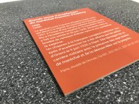 Cartel imprimé sur carton résistant et recyclable Oppboga