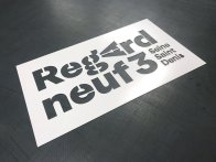 Pochoir avec police stylisée par le client