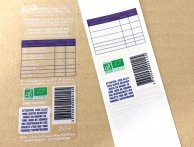 Impression blanche seule et en blanc de soutien sous la couleur pour bouteille de jus de fruits (tarifs sur le site)