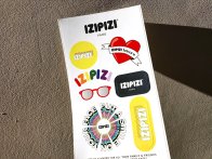 Stickers en planche pour Izipizi sur vinyle résistant