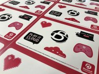 Stickers en planche pour Blacknut sur papier adhésif