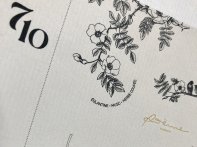 Sticker papier vergé en petite série