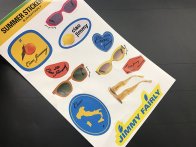 Sticker en planche sur papier mat pour Jimmy Fairly