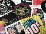 Stickers résistants support satiné face recto