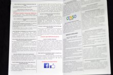 Ne marquez pas visuellement un pli (ici un trait) et écartez vos informations du pli : on ne sait jamais exactement où il va tomber.