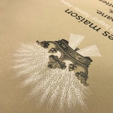 impression encre blanche, menu encre blanche