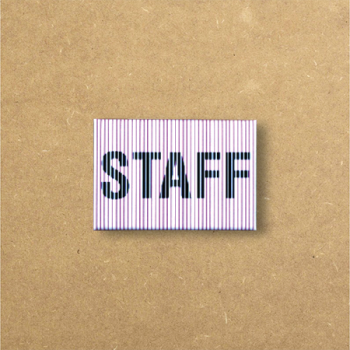 badge rectangle, badge épingle rectangle