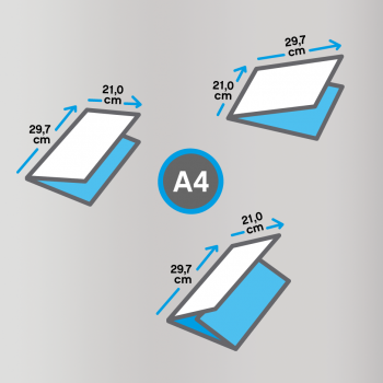 dépliant A4, invitation A4, pliage en A4, plier en A4, pli A4