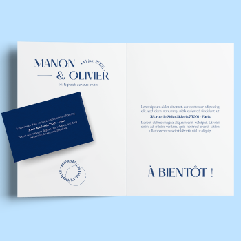 announcement card printing in France