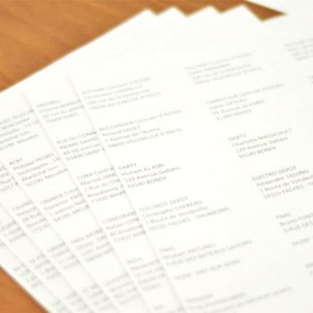 etiquette publipostage, planche d'étiquettes